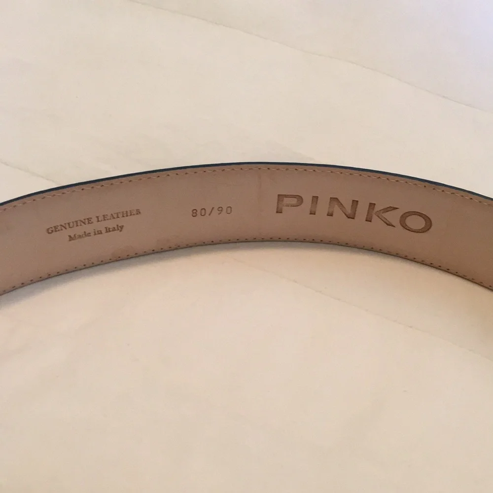 PINKO | Designer Patent Leather Belt